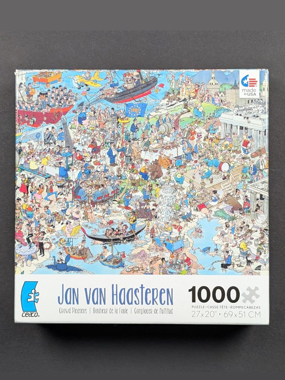 Ceaco Jan van Haasteren 1000 Piece Cartoon Jigsaw Puzzle